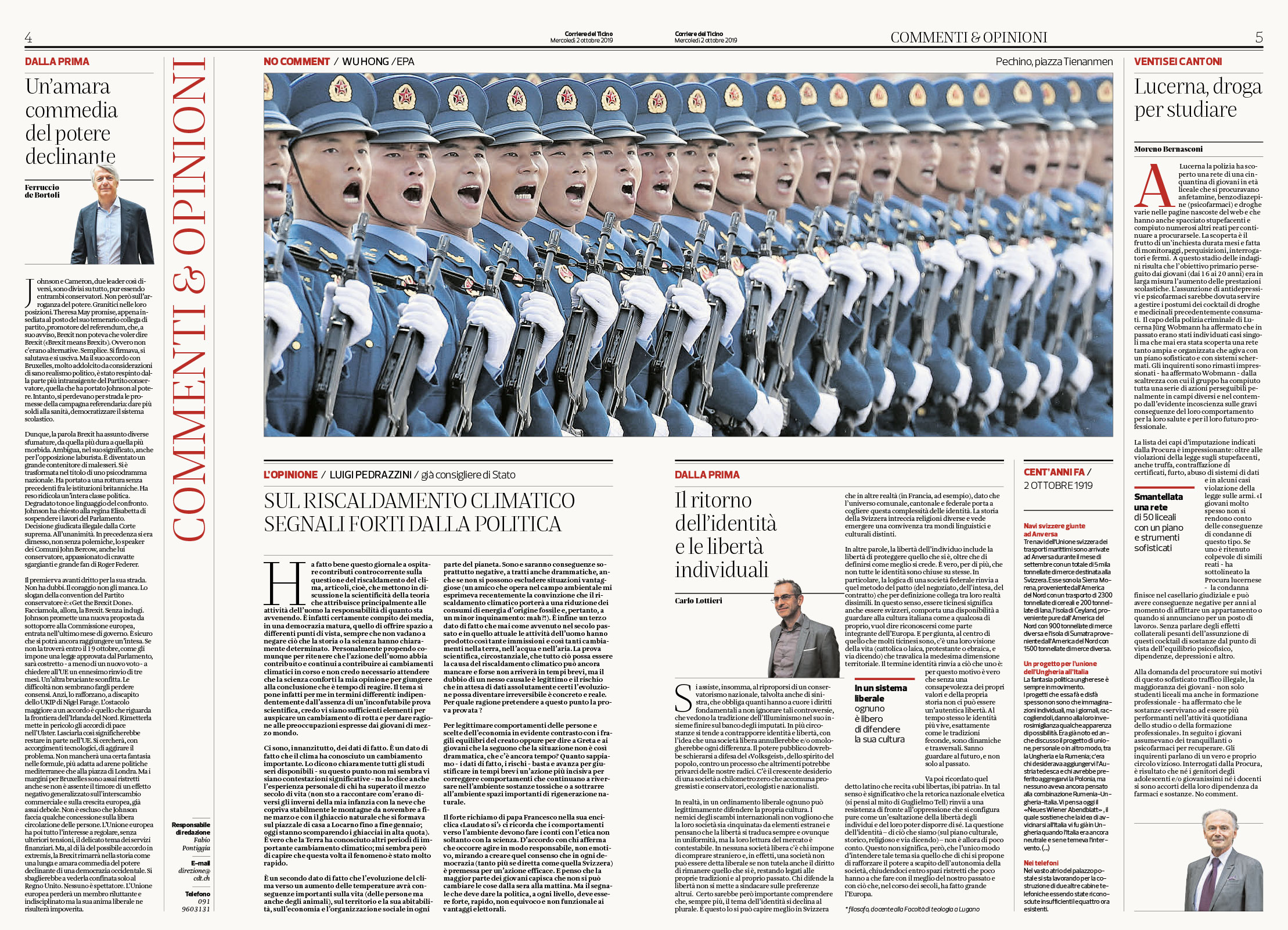 ©Davide Viganò Corriere del ticino Commenti