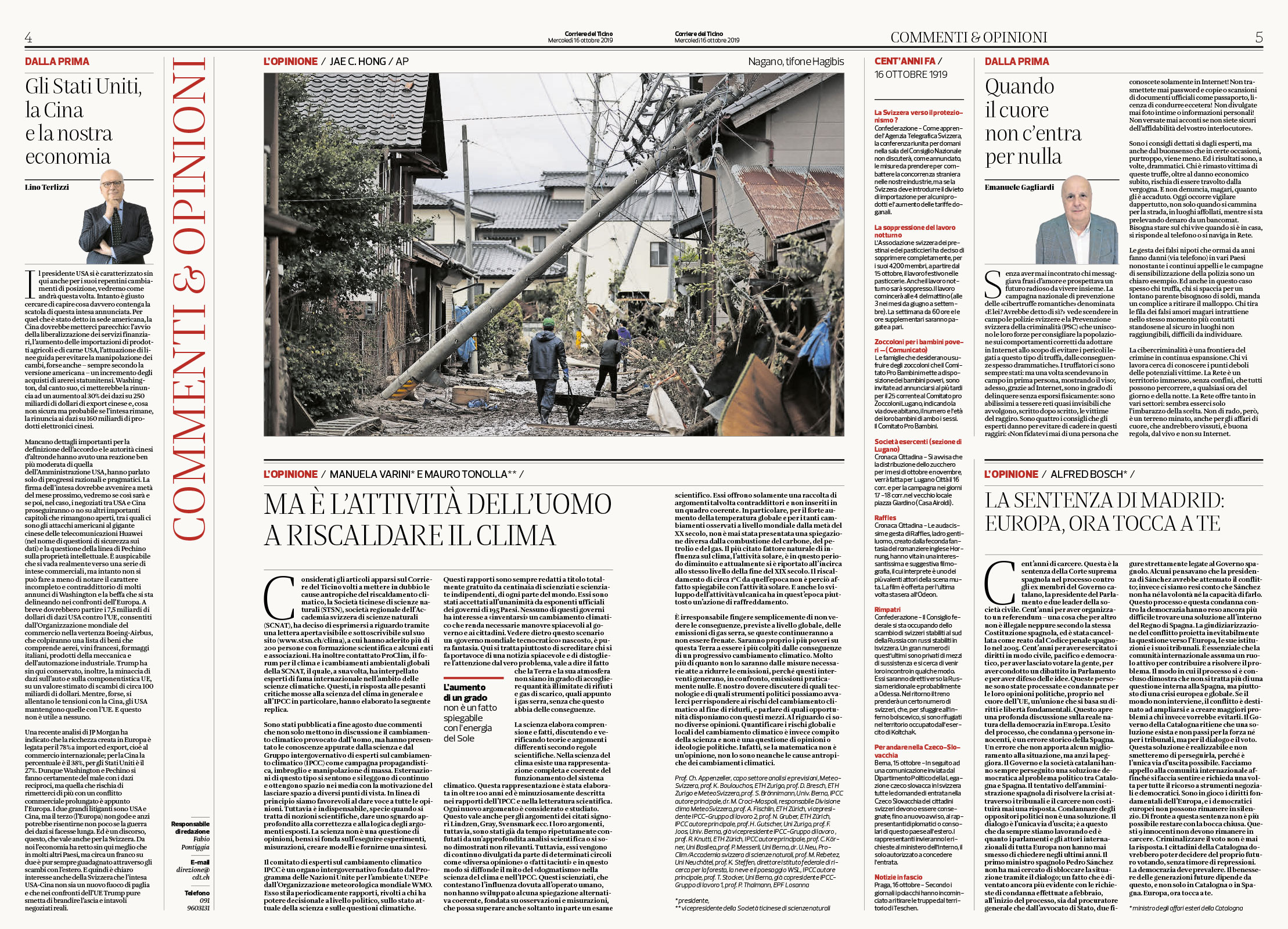 ©Davide Viganò Corriere del ticino Commento