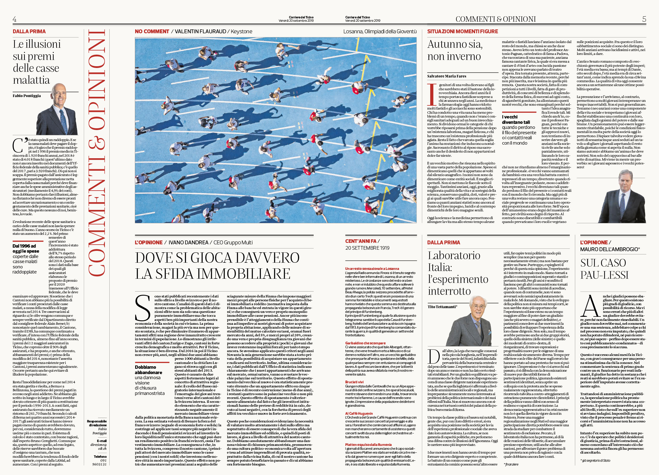 ©Davide Viganò Corriere del ticino Opinioni