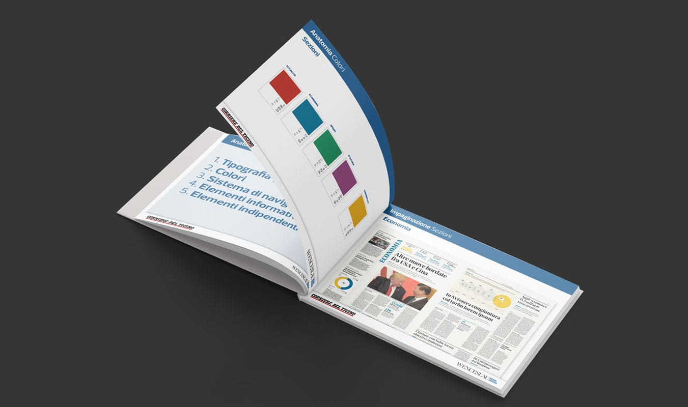 ©Davide Viganò Corriere del ticino Manuale Grafico